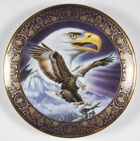 The Freedoms Foundation of Valley Forge Majestic Freedom-Blue Border - No Box