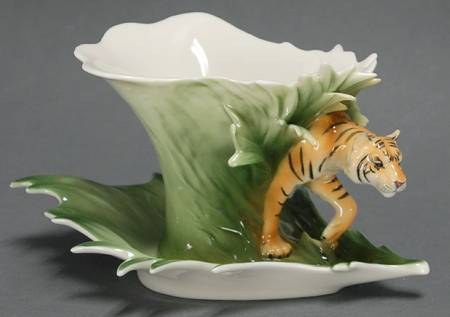 Jungle Beauties-Safari Tiger Cup & Saucer Set - Boxed