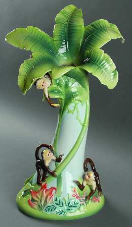 Monkey Mischief Tree Vase - Boxed