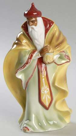Divinity Nativity Wiseman With Frankincense-Yellow - Boxed