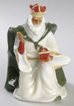 Divinity Nativity Wiseman With Myrrh-White - Boxed