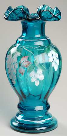Fenton-Lenox Exclusives Gold Club Wisteria Enchantment-Vase - Boxed