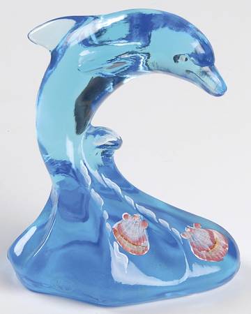 Fenton-Lenox Exclusives Skye, The Little Blue Dolphin  - Boxed