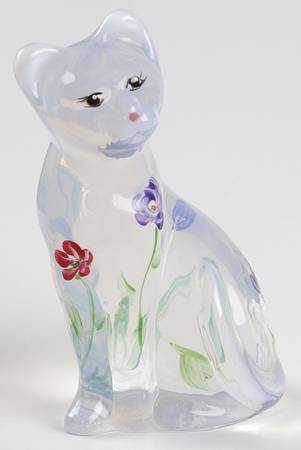 Fenton-Lenox Exclusives Opal, The Little White Cat  - Boxed