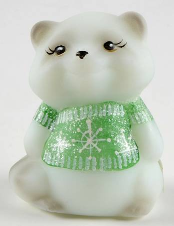 Fenton-Lenox Exclusives Raccoon With Holiday Sweater - Boxed