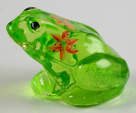 Fenton-Lenox Exclusives Lily, The Little Green Frog - Boxed