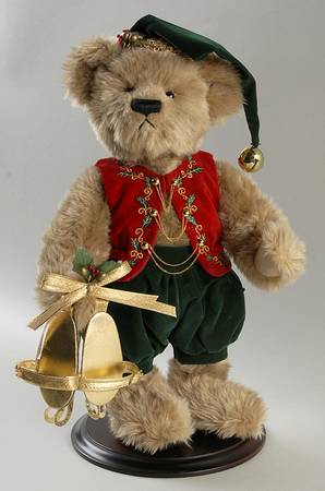 Franklin Mint Giftware Teddy Bear-Joey Noel - Boxed