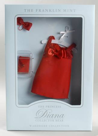 Princess Diana Collector Bears Red Ensemble - No Box