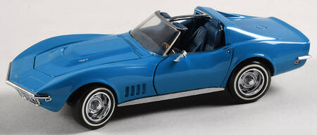 Precision Models 1968 Chevrolet Corvette-Blue - Boxed