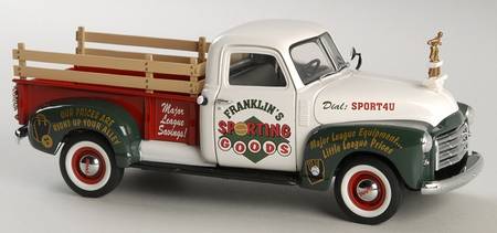 Precision Models-Christmas Trucks 1950 Gmc Pickup-Franklin's Sporting      - Boxed