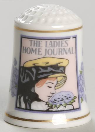 Magazine Cover Thimble Collection by Franklin Mint