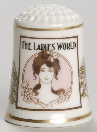 Magazine Cover Thimble Collection The Ladies' World - No Box