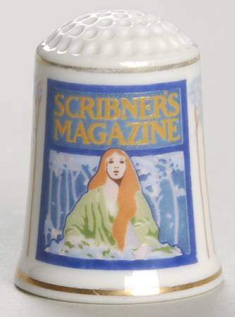 Magazine Cover Thimble Collection Scribner's Magazine - No Box