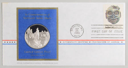 Postmasters of America Chilkat Tlingit Indian Folk Art - No Box