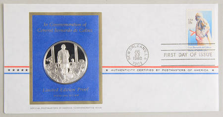 Postmasters of America General Bernardo De Galvez - No Box