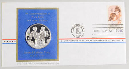 Postmasters of America Helen Keller And Anne Sullivan - No Box