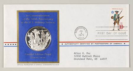 Postmasters of America American Militia, 200th Anniversary - No Box