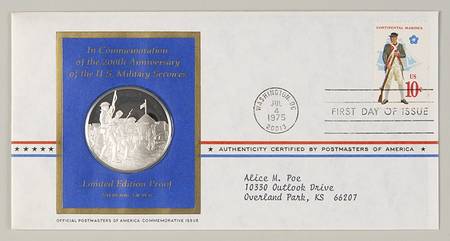 Postmasters of America Continental Marines, 200th Anniversary - No Box