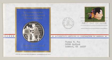 Postmasters of America American Composer, George Gershwin - No Box