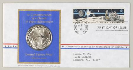 Postmasters of America Decade Of Space Achievement - No Box