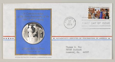 Postmasters of America 100th Anniversary Mail Order - No Box