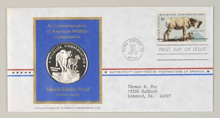 Postmasters of America Wildlife Conserv-Bighorn Sheep - No Box
