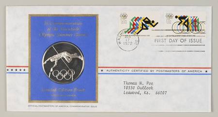 Postmasters of America Twentieth Olympic Summer Games - No Box