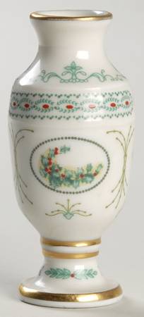 Flowers of the Victorian Year Mini Vase December Holly - No Box