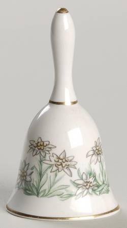 The Alpine Flowers Miniature Bell by Franklin Mint
