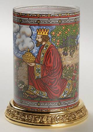 Oh Holy Night Candle Votive King Melchior - Boxed