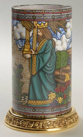 Oh Holy Night Candle Votive King Gaspar - Boxed