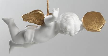 Heralding Angels Angel With Tamborine - No Box
