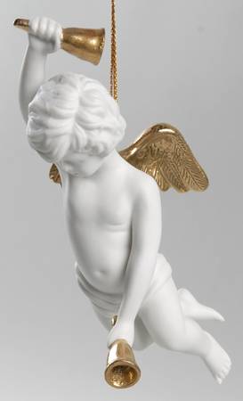 Heralding Angels Angel With Hand Bells - No Box