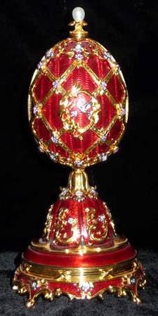 Imperial Jeweled Egg Collection Waltz Of The Hummingbird - With Box