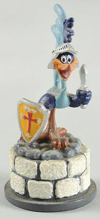 Looney Tunes Road Runner-Knight - Knight2-White Chess Piece