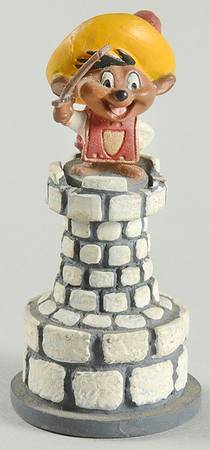 Looney Tunes Speedy Gonzales-Rook - Rook2-White Chess Piece