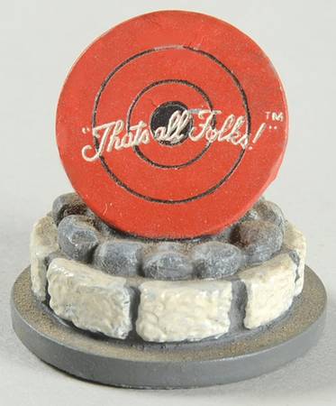 Looney Tunes Pawn-Target - Pawn-White Chess Piece