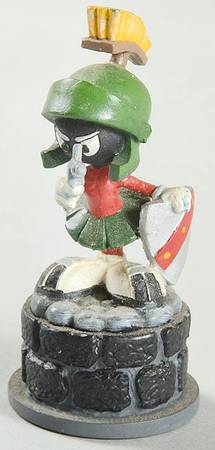 Looney Tunes Marvin Martian-Knight - Knight 1-Black Chess Piece