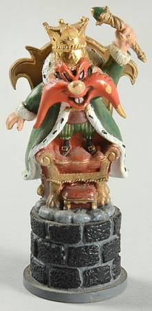 Looney Tunes Yosemite Sam-King - King-Black Chess Piece