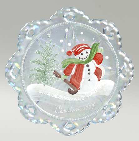 FENton Christmas Ornaments Snowman - Boxed