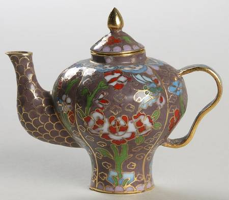 Jewels of the Ming Dynasty Peony Teapot - No Box