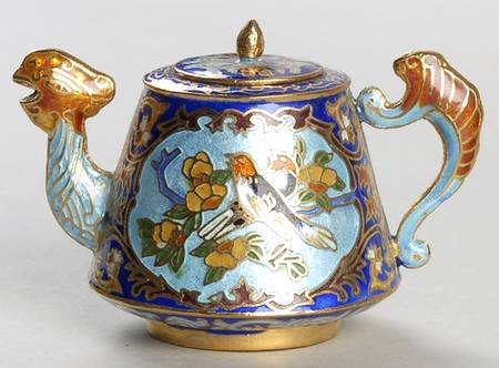 Jewels of the Ming Dynasty Cockerel Teapot - No Box