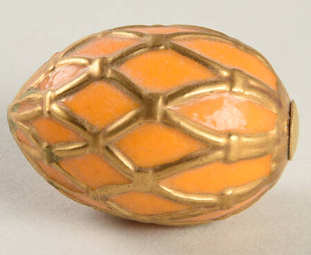 Seasons of Faberge Spring Egg - Orange - No Box