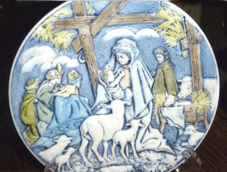 FENton Crystal Plates Matthew 2:11 - With Box