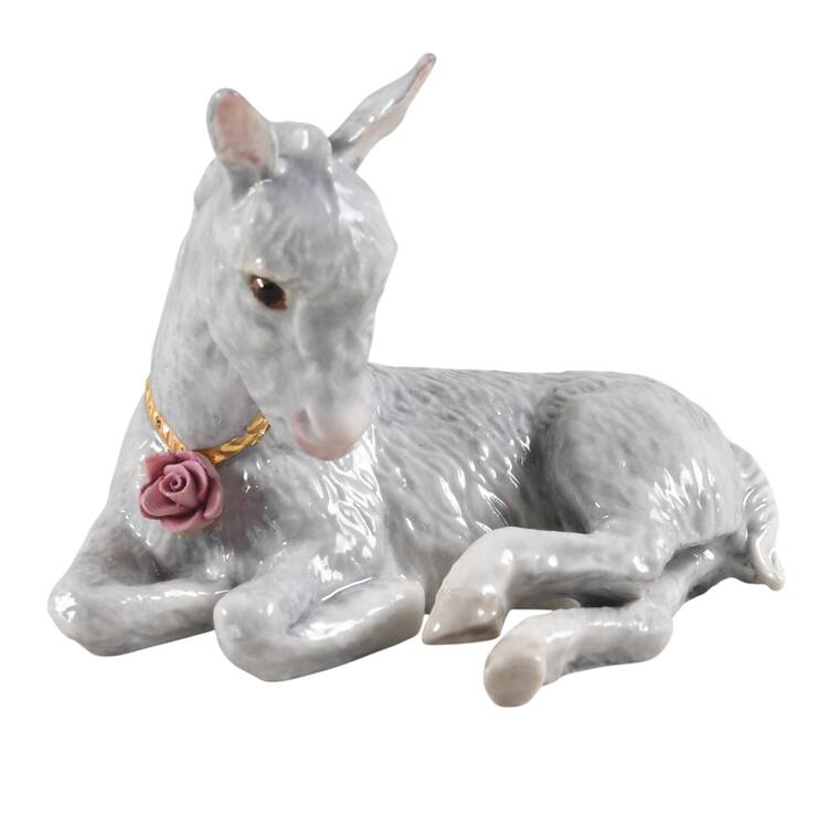 Capodimonte Rose Donkey - No Box