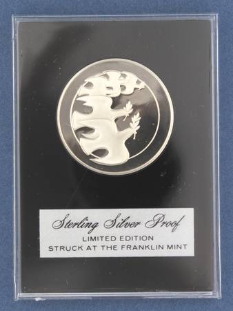 Holiday Medal Proof by Franklin Mint