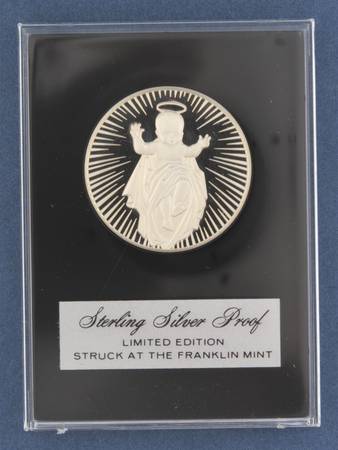 Holiday Medal Proof Christ Child - Boxed