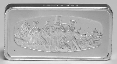 Annual Christmas Ingot by Franklin Mint