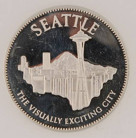 US Conference of Mayors Medals Seattle Washington - No Box