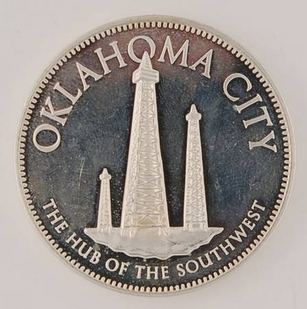 US Conference of Mayors Medals Oklahoma City Oklahoma - No Box